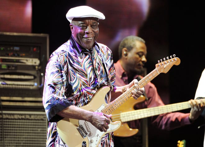 From April, blues guitarist Buddy Guy performs at Eric Clapton's Crossroads Guitar Festival 2013 in New York. Guy's latest album "Rhythm & Blues," was released on July 30.