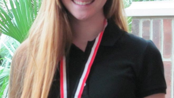Meagan Marwitz of Cedar Park High School received a gold medal in the Career Investigation category for her project on anthropology.