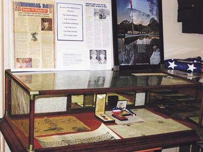 The Korean War display in the Kewanee Historical Society’s Robert & Marcella Richards Museum, 211 N. Chestnut St., includes a list of those from Kewanee killed in the conflict — Hayden Bennett, Carl Hansen, Richard Hoffman, John Lazar, John Sawickis, and Claude Talbot.