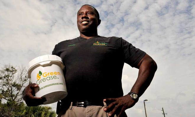 Bruce.Lipsky@jacksonville.com Charles Payne Jr. is trying to build his business, Green Grease Biofuels, which collects cooking oil from homes for conversion into biofuels with help from a microloan.