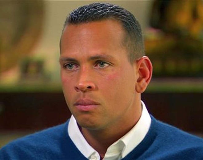 In this Feb. 9, 2009, file still frame made from ESPN video, New York Yankees baseball player Alex Rodriguez is interviewed by ESPN's Peter Gammons. Rodriguez admitted during the interview that he used performance-enhancing drugs. Three MVP awards, 14 All-Star selections, two record-setting contracts and countless controversies later, A-Rod is the biggest and wealthiest target of an investigation into performance-enhancing drugs, with a decision from baseball Commissioner Bud Selig expected on Monday, Aug. 5, 2013.