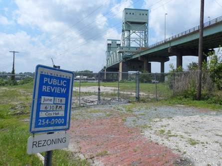 The Wilmington City Council rezoned about 7 acres south of the Cape Fear Memorial Bridge to light industrial zoning. The land was once envisioned for the Gateway Project.