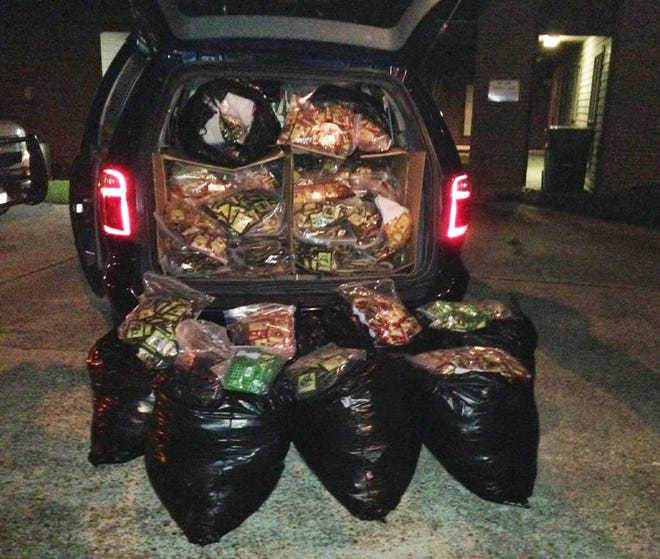 An interstate criminal enforcement unit consisting of Iberville and West Baton Rouge Parish sheriff deputies intercepted approximately $1.4 million in synthetic marijuana during a traffic stop on Interstate 10 on Aug. 1.
COURTESY PHOTO