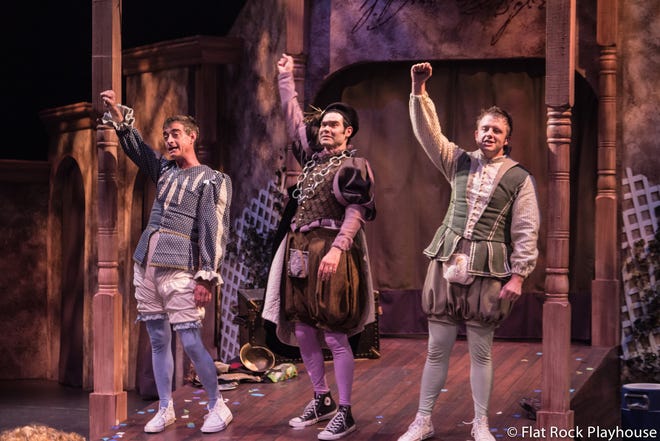 "The Complete Works of William Shakespeare (Abridged)," a madcap takeoff on the works of the Bard, continues through Aug. 18 at Playhouse Downtown, 125 S. Main St. in Hendersonville, N.C.