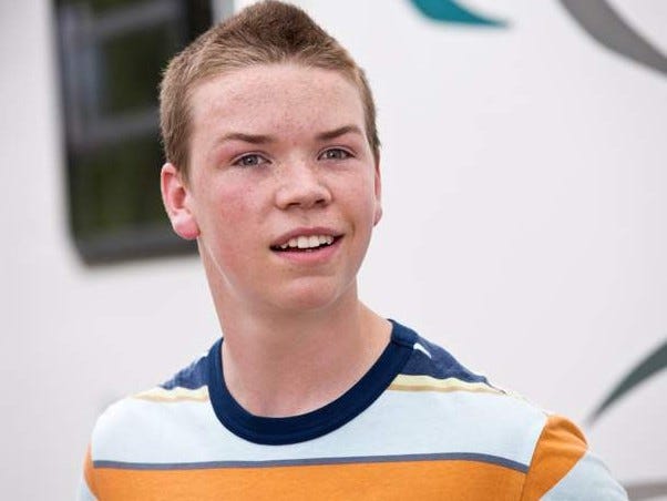 British actor Will Poulter stars as the innocent geek Kenny in "We're the Millers."