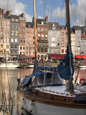 The port at Honfleur on the Seine is said to be one of the most beautiful in France. Photo courtesy of Patricia Woeber.