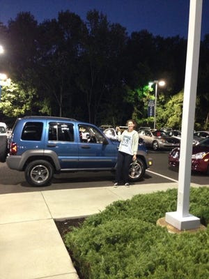 Haley and her 2005 Jeep Liberty