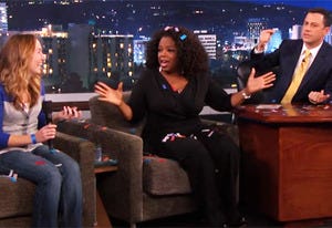 Oprah Winfrey, Jimmy Kimmel | Photo Credits: ABC