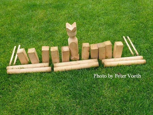 How about a game of Kubb?