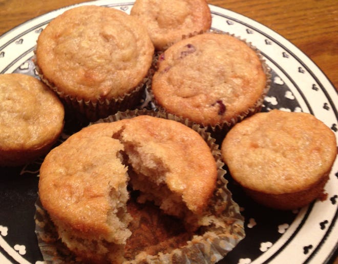 Banana muffins can come in many sizes, from mini to jumbo. The same recipe can also work in a loaf pan.