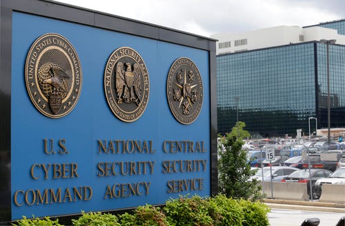 ASSOCIATED PRESS FILE PHOTO The sign outside the National Security Agency campus in Fort Meade, Md., is shown June 6.