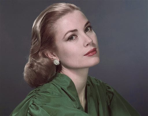 This undated file photo shows Grace Kelly. An exhibit on Kelly's upbringing, Hollywood career and storybook ascent to royalty opens Oct. 28, 2013 at the Michener Art Museum in suburban Doylestown, Pa., not far from where Kelly made her professional stage debut at the Bucks County Playhouse in 1949. (AP Photo)