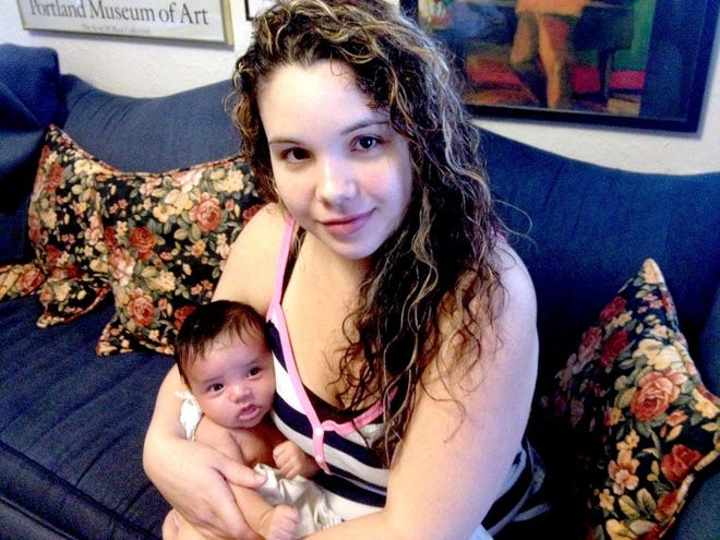 In June, homeless mom Erin gave birth to Penelope, her third child in three years. The family will be moving out of the homeless shelter next month.