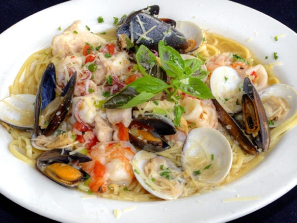 Try the Frutta de Mare, made with shrimp, mussels, clams, calamari and fresh fish, at Joseph’s Italian Bistro.