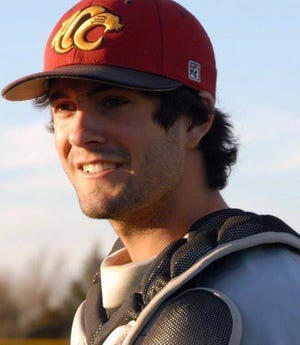 In this undated photo provided by the Essendon Baseball Club, player Chris Lane wears his baseball equipment, in Australia. The Australian baseball player out for a jog in an Oklahoma neighborhood was shot and killed by three ?bored? teenagers who decided to kill someone for fun, police said.Lane, who was visiting the town of Duncan where his girlfriend and her family lives, had passed a home where the boys were staying and that apparently led to him being gunned down at random, Police Chief Danny Ford said Monday, Aug. 19, 2013. (AP Photo/Essendon Baseball Club) EDITORIAL USE ONLY