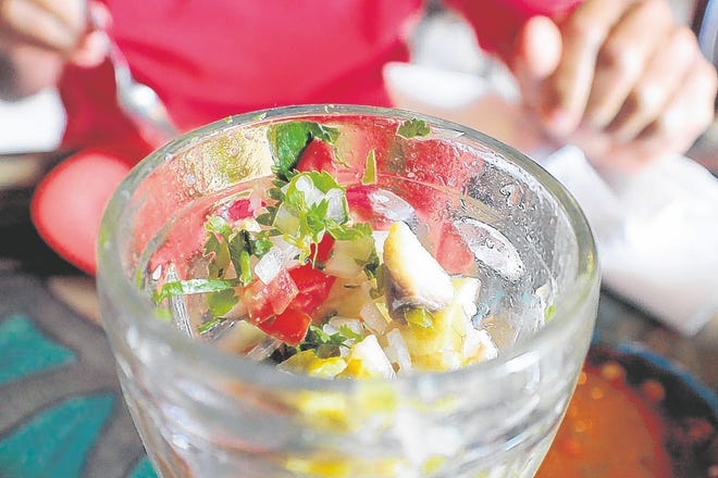 Guerrero's ceviche delivers with acidic lime and tender fish.PHOTO BY COOPER 
LEVEY-BAKER