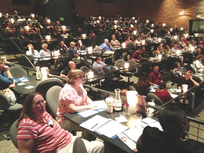 A crowd of about 150 people attended the seventh annual Crisis Intervention Team Summit on Wednesday at the Sheffel Theatre in the Topeka Civic Theatre and Academy, 3028 S.W. 8th.
