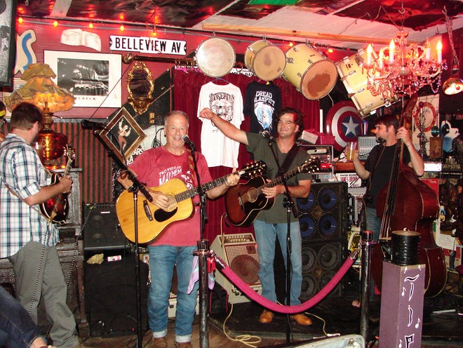 Duke Bardwell celebrated his 70th birthday last Sunday by sitting in with Dread Clampitt at The Red Bar.