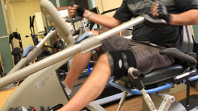 Daniel Curtis, who spends at least three days a week at the gym, rehabs at the Seton Brain and Spine Recovery Center.