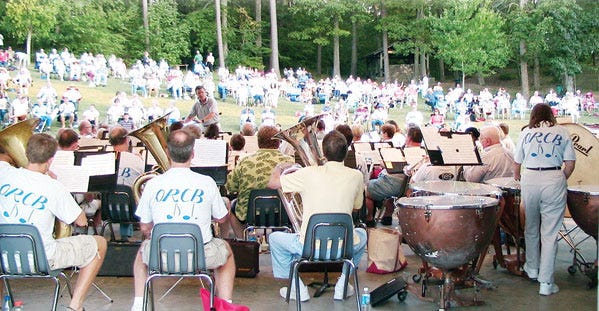 The Band playing at a past Labor Day concert.