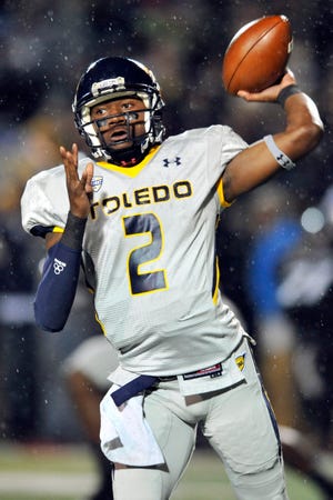 Toledo quarterback Terrance Owens was taken by the Padres in the last year's draft. (The Associated Press)
