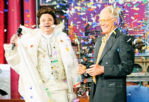 Bill Murray and David Letterman | Photo Credits: John Paul Filo/CBS