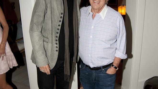 Howard Stern and Bob Kraft. Photo by Jonathon Ziegler for Patrick McMullan