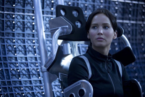 Jennifer Lawrence returns as Katniss Everdeen in "The Hunger Games: Catching Fire."