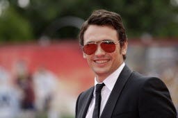 James Franco arrives on the red carpet on Sept. 1 for the film "Palo Alto" at the 70th edition of the Venice Film Festival in Venice, Italy.