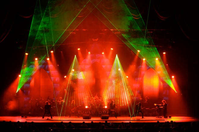 The Trans Siberian Orchestra in concert.