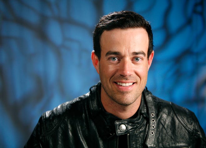 In a Tuesday, April 26, 2011, photo, TV personality Carson Daly poses for a portrait in New York. NBC says beginning Monday, Sept. 16, 2013, Daly is joining the on-air team at the "Today" show. Daly will be host of the Orange Room, a digital studio that will be part of the show's revamped Manhattan home, Studio 1A.