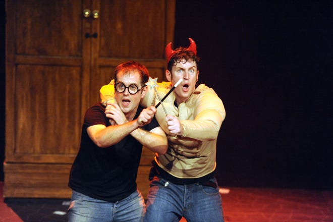Daniel Clarkson and Jefferson Turner in Potted Potter: The Unauthorized Harry Experience:A Parody.