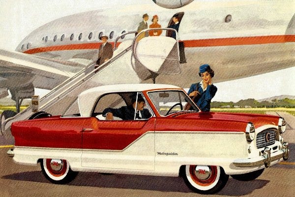 1962 Nash American Motors Metropolitan artwork.