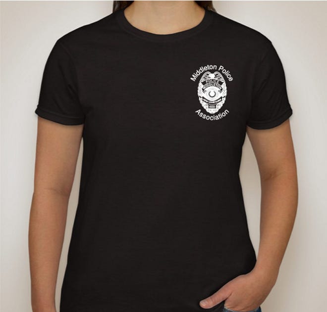 Photo courtesy of Middleton Police Association

These new T-shirts with the Middleton Police Association logo are now on sale as part of a fundraiser for the organization.