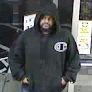 Randolph police say at about 12:49 a.m. a man robbed the Mobil gas station at 93 Mazzeo Drive (Route 139) at knife point. The man fled on foot toward the Showcase Cinema. He was described as a dark-skinned black male between 5 feet 10 inches and 6 feet tall. He was wearing a black Champion sweatshirt with a large Champion logo on the left side.  

SOURCE: MassMostWanted.com