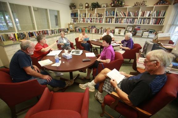 The drama group holds their first read-through of the script for The Membership Dinner Theatre at Neal Senior Center, 100 T.R. Harris Drive, Shelby. The play will be presented Oct. 24. Doors open at 5:45 p.m., and the meal will be served at 6 p.m. Admission is free for $50 members of the Senior Center; $6 for $25 members of the Senior Center; $15 for non-member singles; and $25 for non-member couples. Tickets are available beginning Oct. 1 and must be purchased in advance. For more information, call the Neal Senior Center at 704-482-3488.