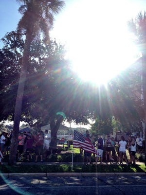 The sun breaking through the trees chased most of the morning nip away for the 5K runners.