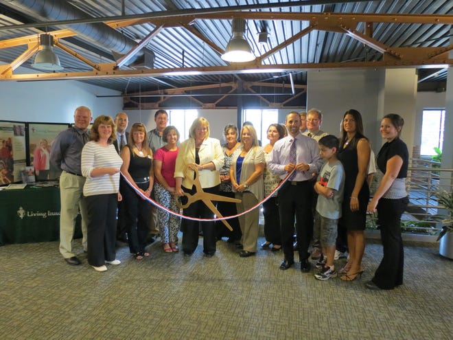 Courtesy photo

Left to right: Greater Dover Chamber of Commerce Ambassadors and Board Members welcome Living Innovations Support Services, Inc. to the Chamber with a traditional ribbon cutting. Kelly Dowd, Director of Home Care for Living Innovations Support Services, Inc. holds scissors as her staff joins her to celebrate.