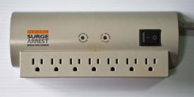 One of the recalled surge protectors