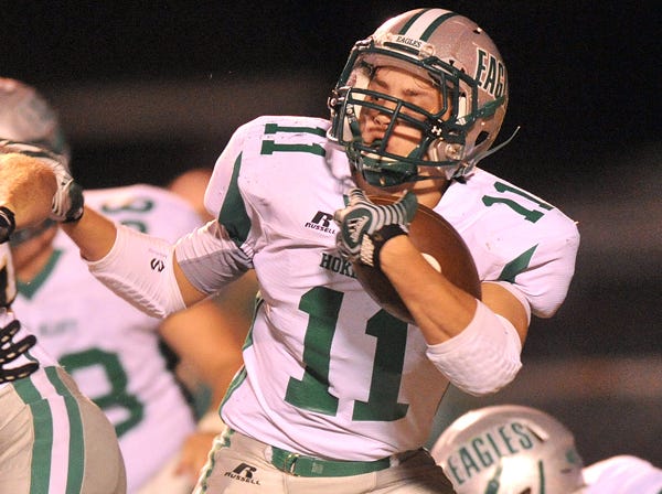 Hokes Bluff's Chase Beggs is one of the top running backs in Etowah County this season.