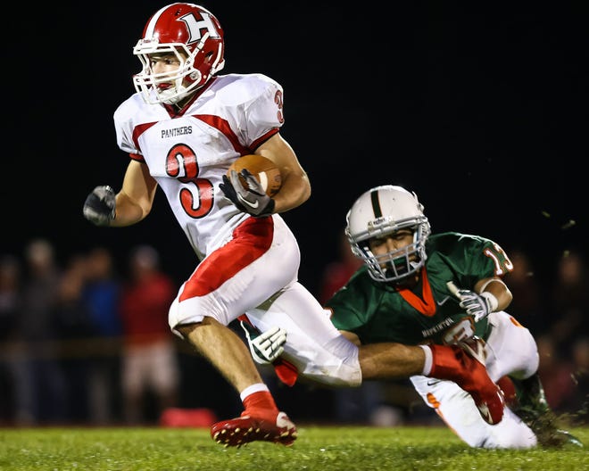 Zach Elkinson and the Holliston football team were able to beat Hopkinton last Friday, but T.D. Pointer is thinking the Panthers will meet their match in Westwood this weekend.