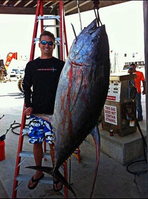 Elliot Sale, of New Iberia, caught a 251-pound Yellowfin Tuna to earn him Fish of the Year award in the Rod & Reel Division/Saltwater Species.