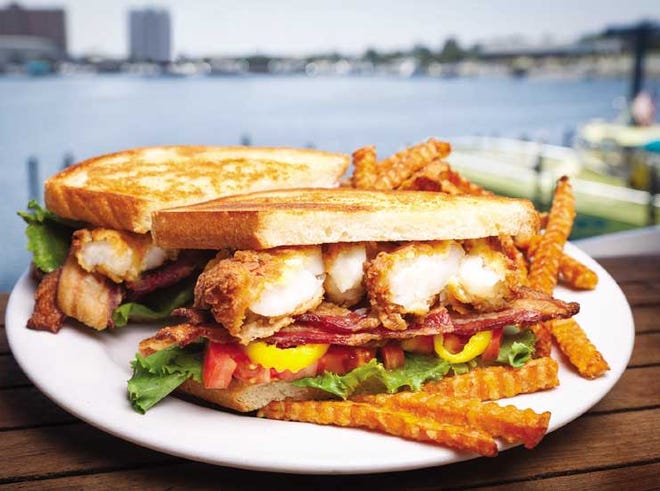 Executive Chef Konrad Jochum’s Lobster BLT first became popular in the Keys. The sandwich is now a Boatyard restaurant staple.