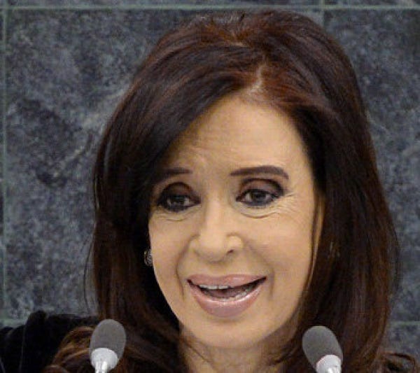 Cristina Fernandez de Kirchner, president of Argentina