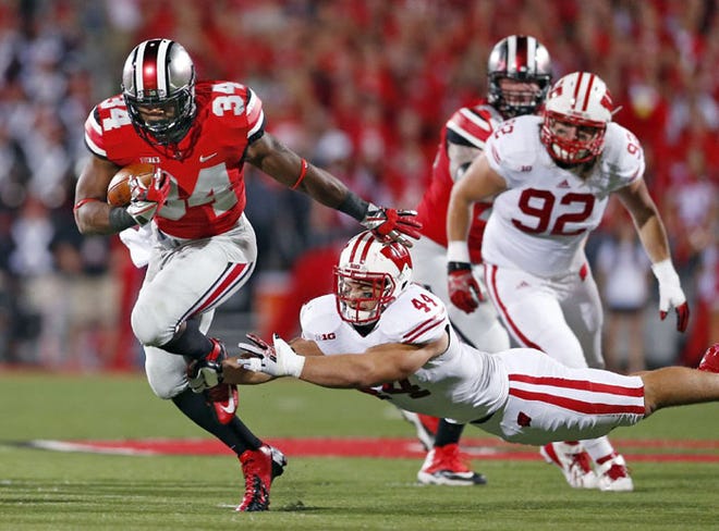 Running back Carlos Hyde was an offensive force for the Buckeyes.