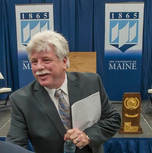 Dennis “Red” Gendron has coached championship hockey teams in high school, college and the NHL. The hockey faithful are hoping he can now restore the luster to the University of Maine hockey program.