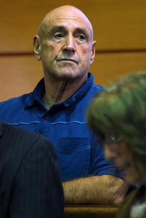 James Auerbach at his Framingham District Court arraignment in August 2011 on marijuana distribution charges. He was sentenced to two years in jail after pleading guilty.
DAILY NEWS STAFF FILE PHOTO/ALLAN JUNG