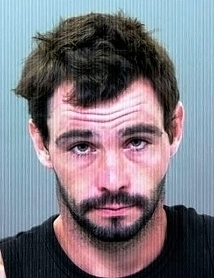 Ian Eysenbach is accused of stealing a car while DUI and leading police on a three town chase.