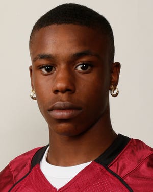 Malcolm Mitchell, Centennial football player, poses for a mug shot during The Oklahoman's Fall High School Sports Photo Day in Oklahoma City, Wednesday, Aug. 15, 2012. Photo by Nate Billings, The Oklahoman