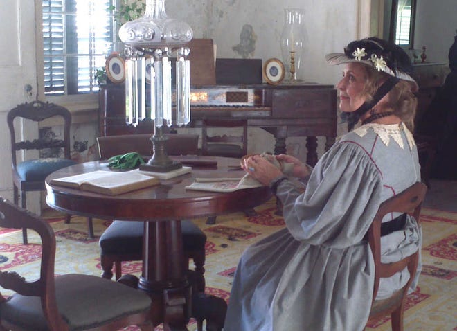 Dianne Jacoby as Miss Louisa Fatio is a new feature offered at the historic Ximenez-Fatio House on Aviles Street. Contributed photo.